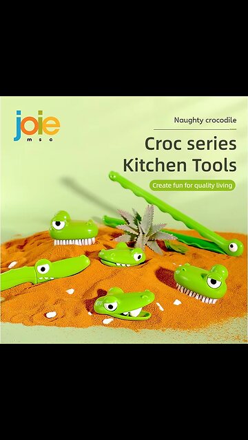 Joie Kitchen Tools Cute Cleaning Brush Bag Clips Peeler Knives Fruits Vegetables Cooking Tools