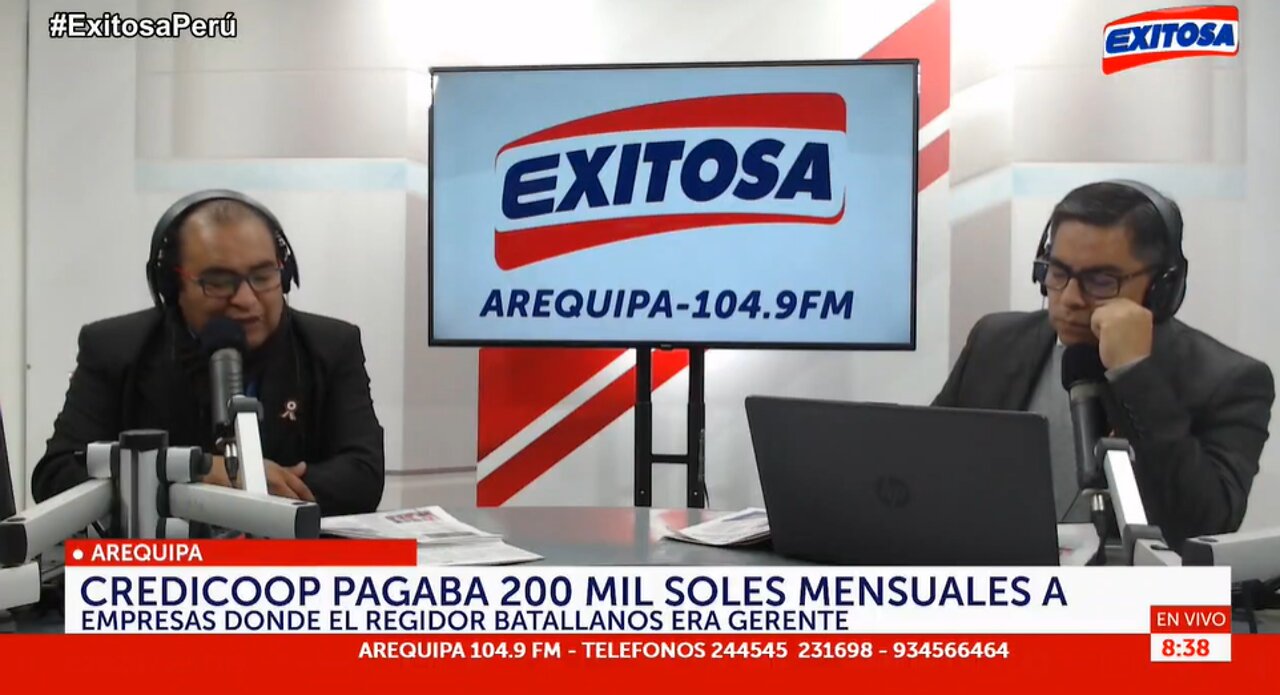 Radio Exitosa nuevo análisis sobre el mismo grupo estafador