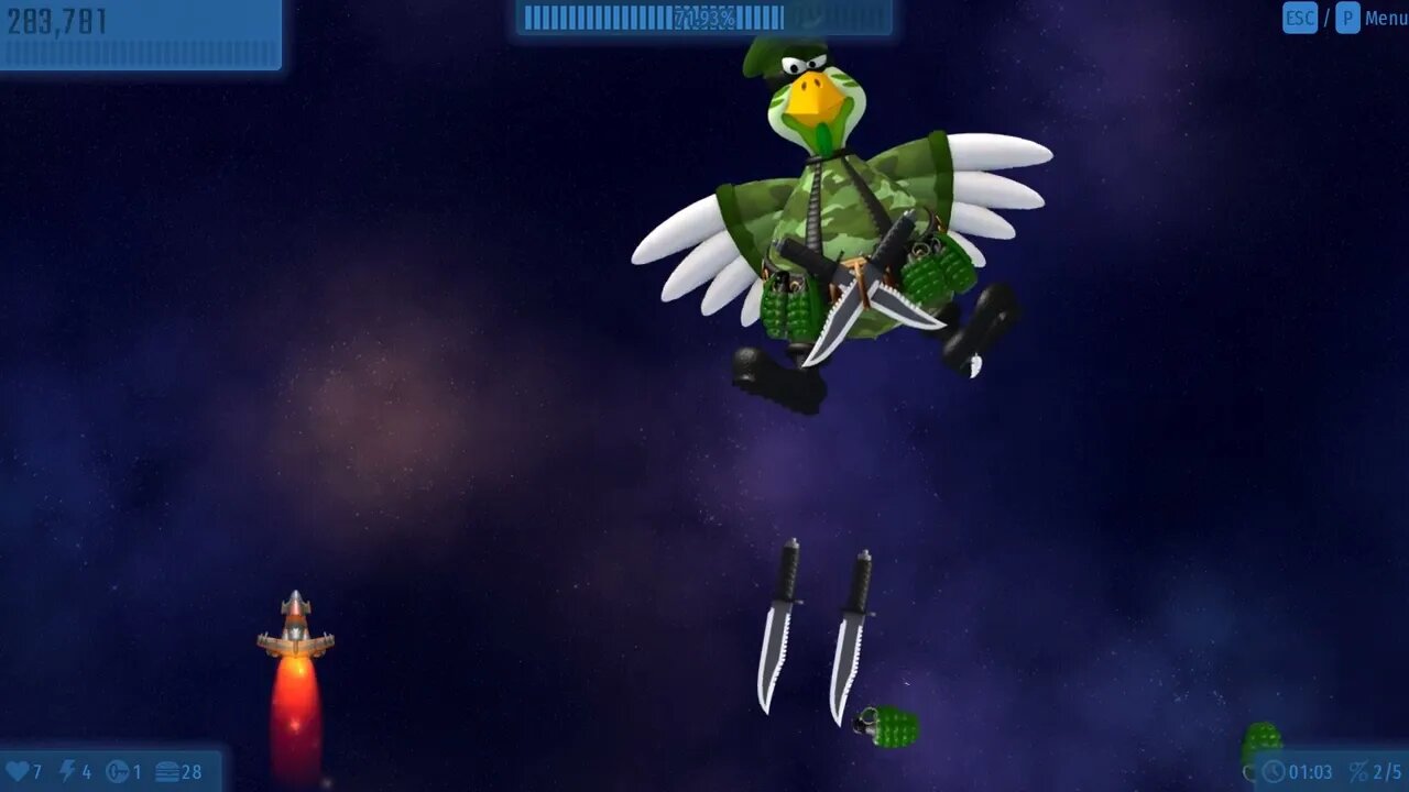 "🐔 Absolute Codger Showdown: Conquering All 5 Bosses in Chicken Invaders Universe Mission! 🚀🔥