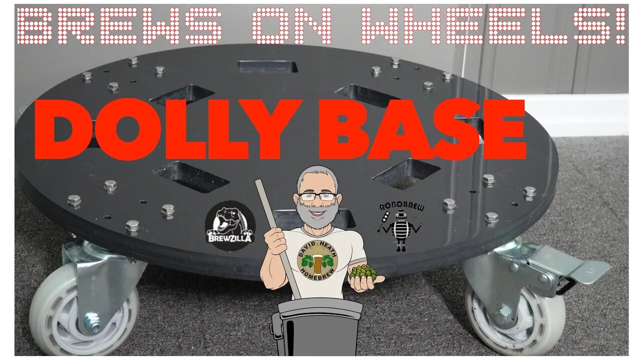 Brews on Wheels Dolly Base For Brewzilla & Digiboil For Homebrewers