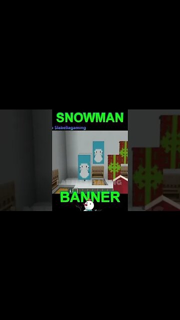 Minecraft: Snowman Banner