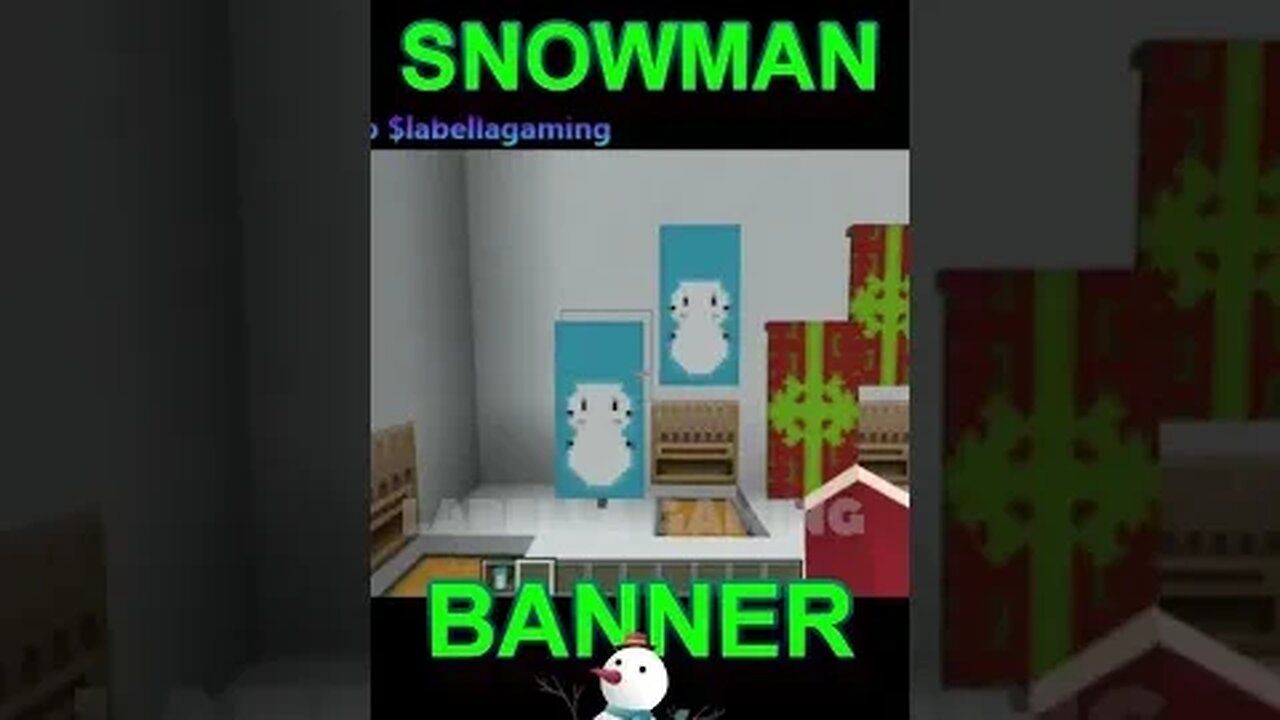 Minecraft: Snowman Banner