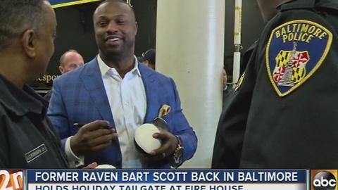 Former Raven Bart Scott returns to Baltimore