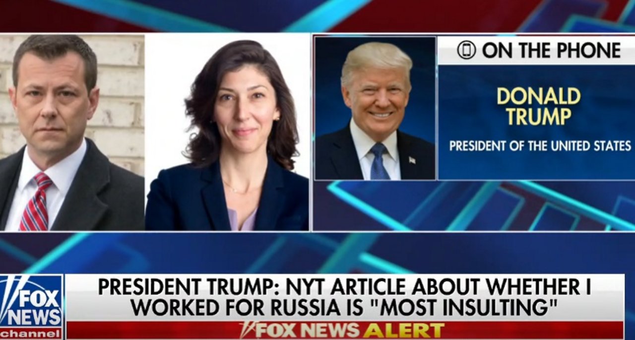 Trump to Judge Jeanine: NYTimes article about Russia hoax is 'most insulting thing' ever