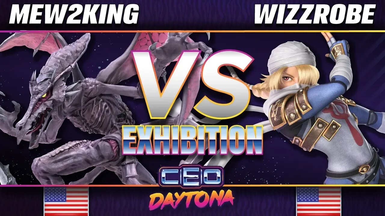 Mew2King (Ridley) vs Wizzrobe (Sheik) - SSBU Demo - CEO 2018