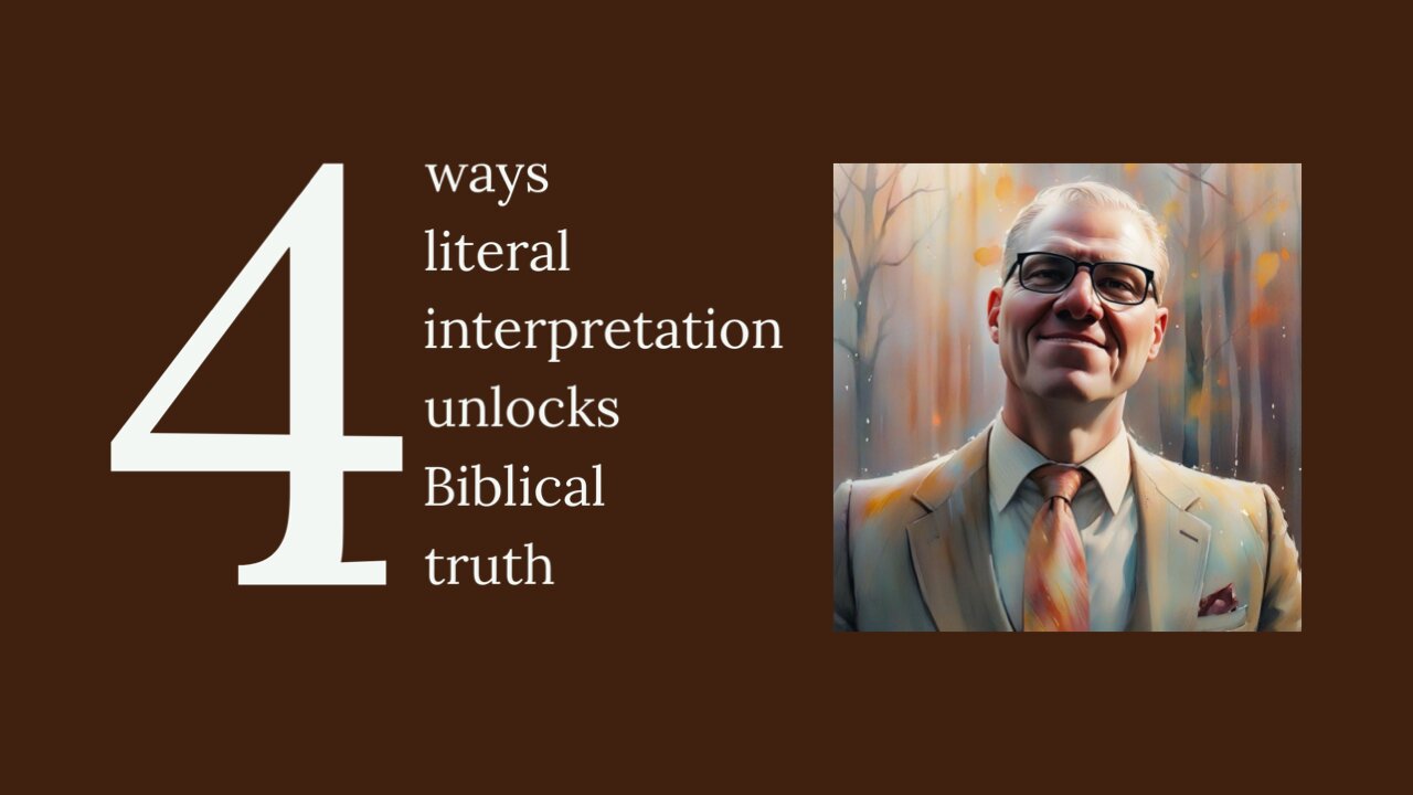 4 ways literal interpretation unlocks Biblical truth and why it matters