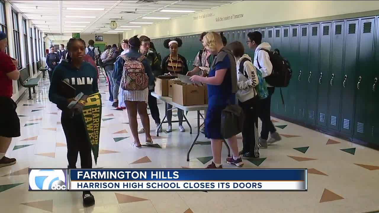 Harrison High School in Farmington Hills closing down after 49 years