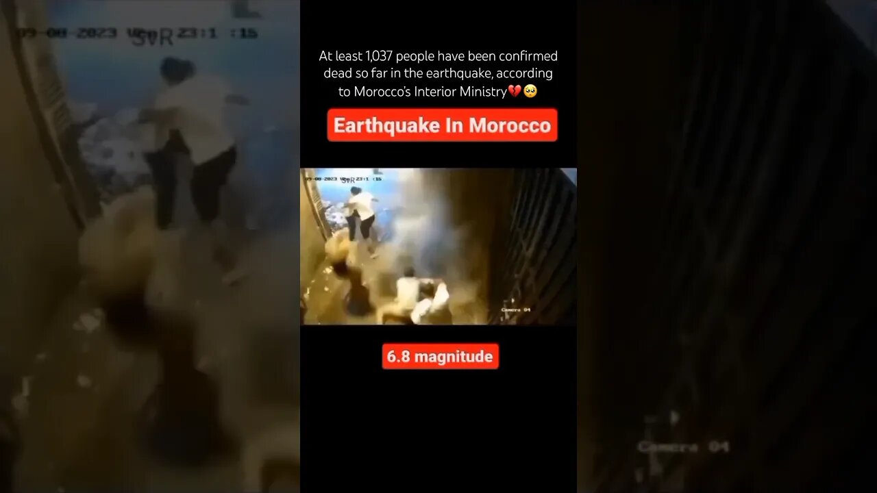 Earthquake In Morocco🇲🇦 | May Allah Protect The People Of Morocco💔🥺 #earthquake #morocco #Allah