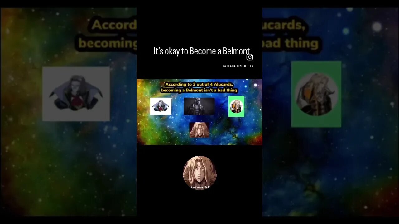 Castlevania: It’s Okay to Turn Into a Belmont #adriantepes #castlevanianocturne #alucard