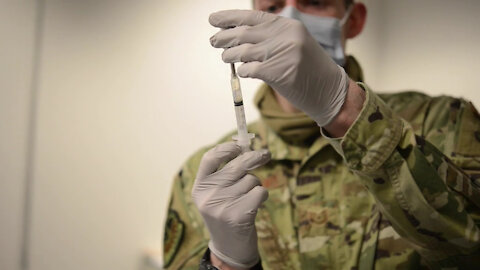 Airmen, mission essential personnel at Whiteman Air Force Base receive COVID-19 vaccine