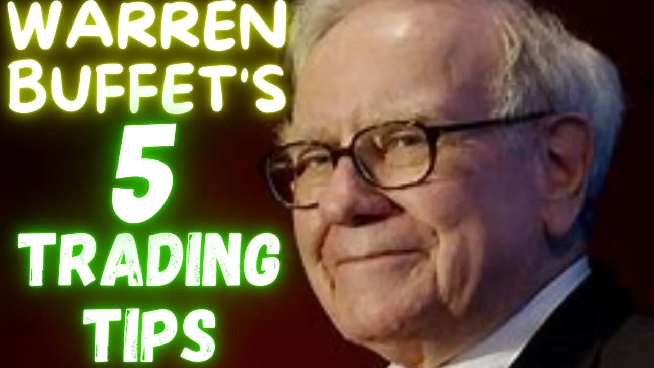 Warren Buffet Trading Tips For Beginners 90% Of Traders Lose Money... So How To Be In The Top 10%?