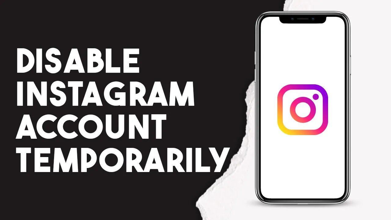 How To Disable Instagram Account Temporarily