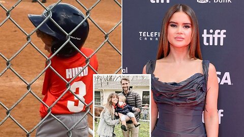 Maren Morris Shares Rare Photo of Son Hayes Hitting the Baseball Field