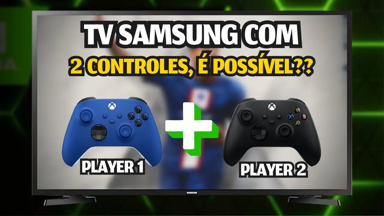 2 CONTROLES na TV SAMSUNG, Dá pra jogar em dois no XCLOUD e GEFORCE NOW?