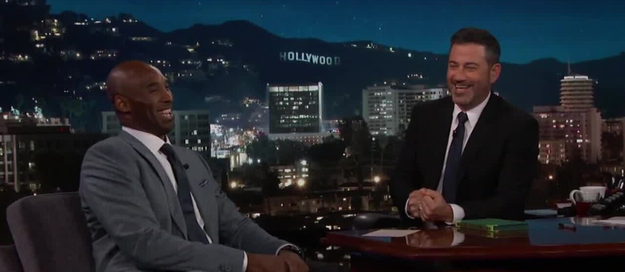 Jimmy Kimmel pays tribute to Kobe Bryant