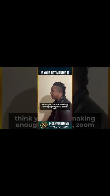 If You Think Your Not Making it in Life