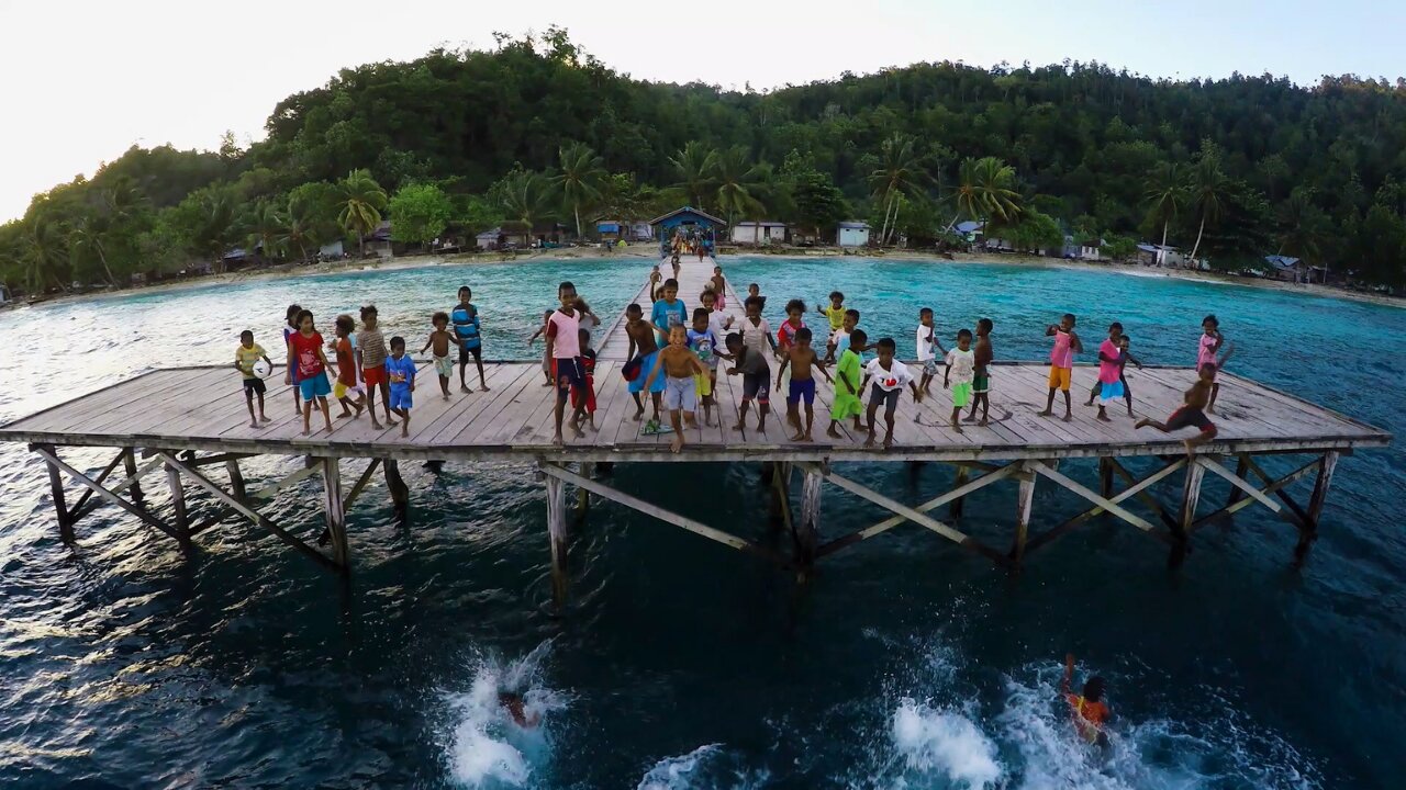 Saporkren Village | Indonesia | from Eagle Eye | Drone View