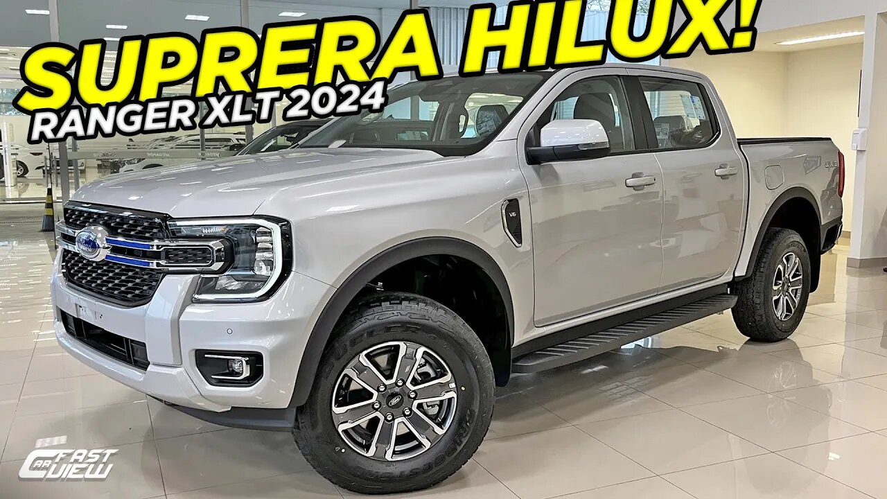 NOVA FORD RANGER XLT 2024 MELHOR PICAPE DISPARADA EM CUSTO BENEFÍCIO, EQUIPAMENTOS E POTÊNCIA!