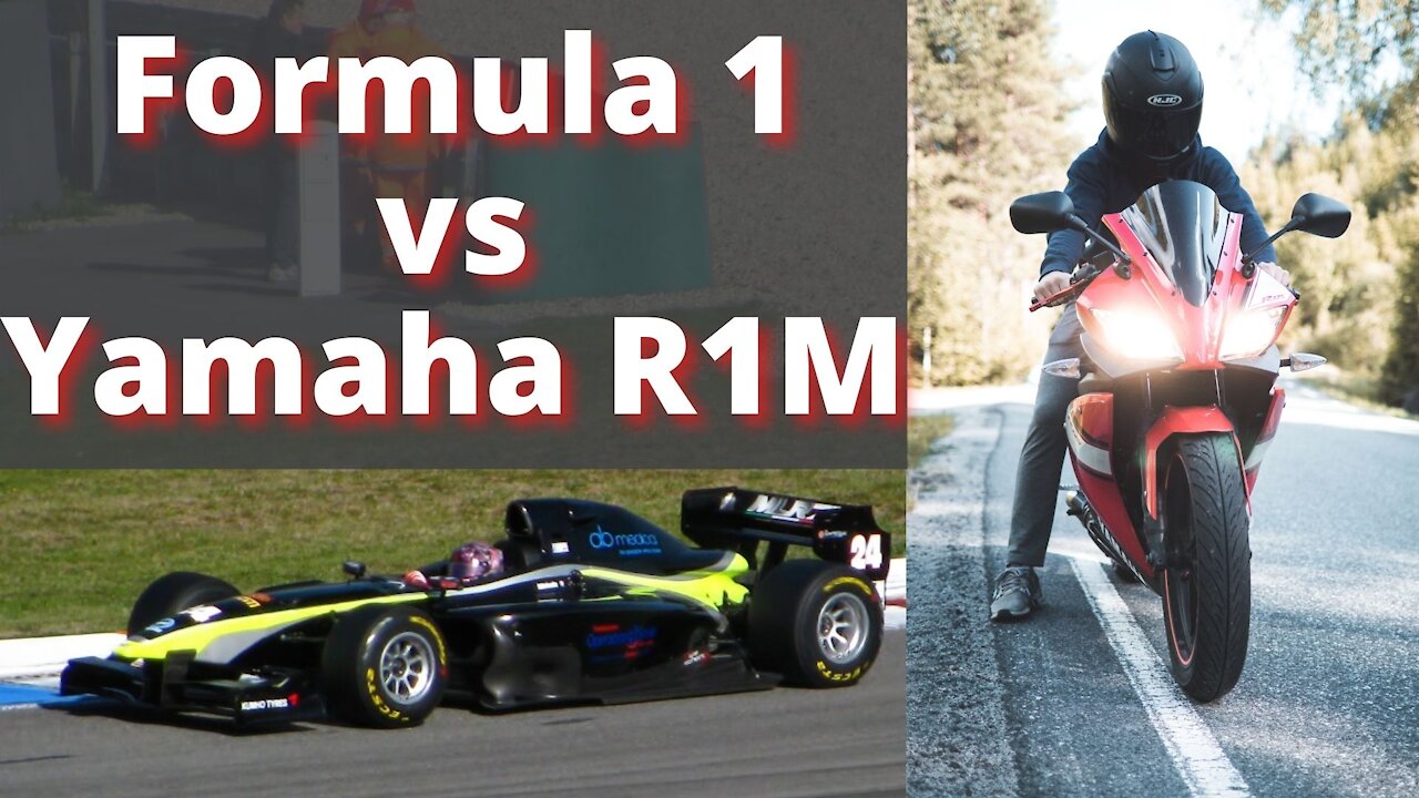 Formula 1 Car vs Yamaha R1M Superbike