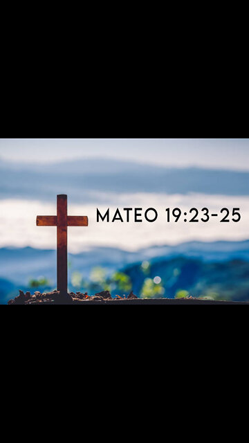 Mateo 19:23-25