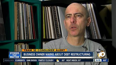 Local business owner warns about debt restructuring