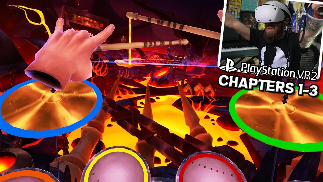 Drums Rock Campaign (PS VR2) | Chapters 1-3 | BRING ME TO LIFE!