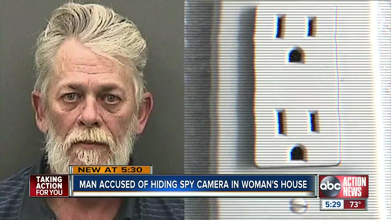 Hillsborough County man arrested after woman finds hidden camera in home