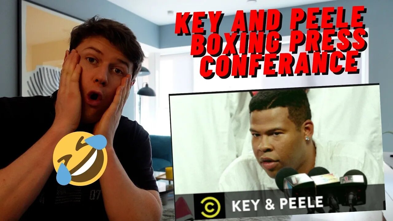 FIRST TIME WATCHING KEY AND PEELE - BOXING PRESS CONFERANCE((IRISH REACTION!))