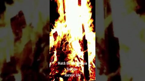 Clip of a 30 minute Power Nap Video Campfire Crackling
