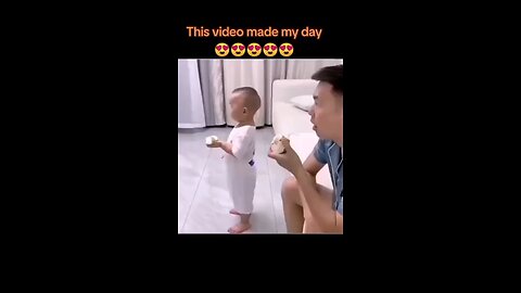 Dad and baby