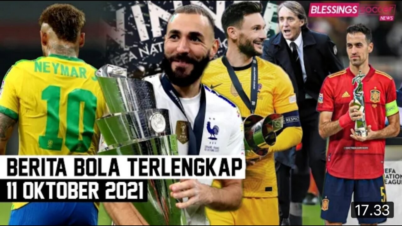 Prancis Juara UEFA Nations League🏆Neymar Pensiun dari Timnas😱Busquets Terpilih Jadi Pemain Terbaik👏