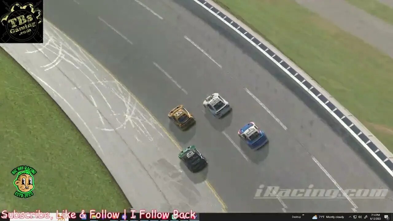 last lap at Dega 1 #iracing