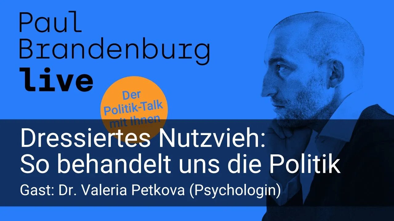 #39 - Dressiertes Nutzvieh: So behandelt uns die Politik. Gast: Dr. Valeria Petkova