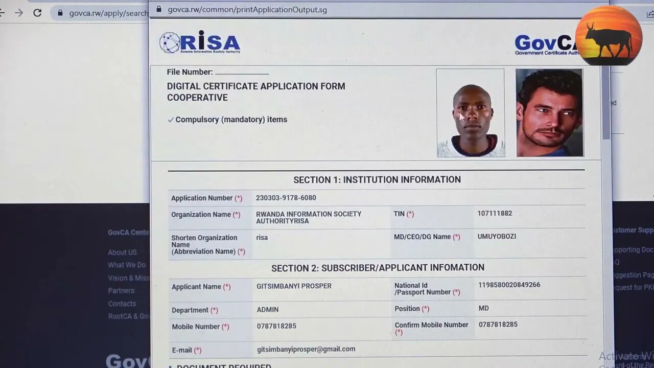 Tumenye uko wasaba Digital Certification& Digital signature Ikoreshwa mu masoko ya Leta igice cya 2