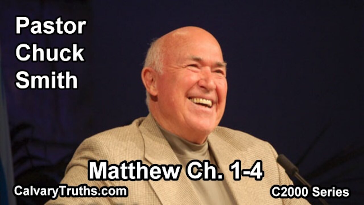 40 Matthew 1-4 - Pastor Chuck Smith - C2000 Series