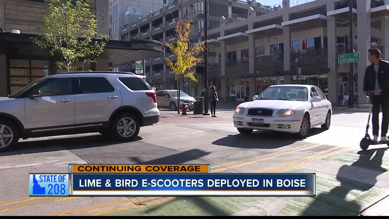 Lime and Bird scooters launch in Boise