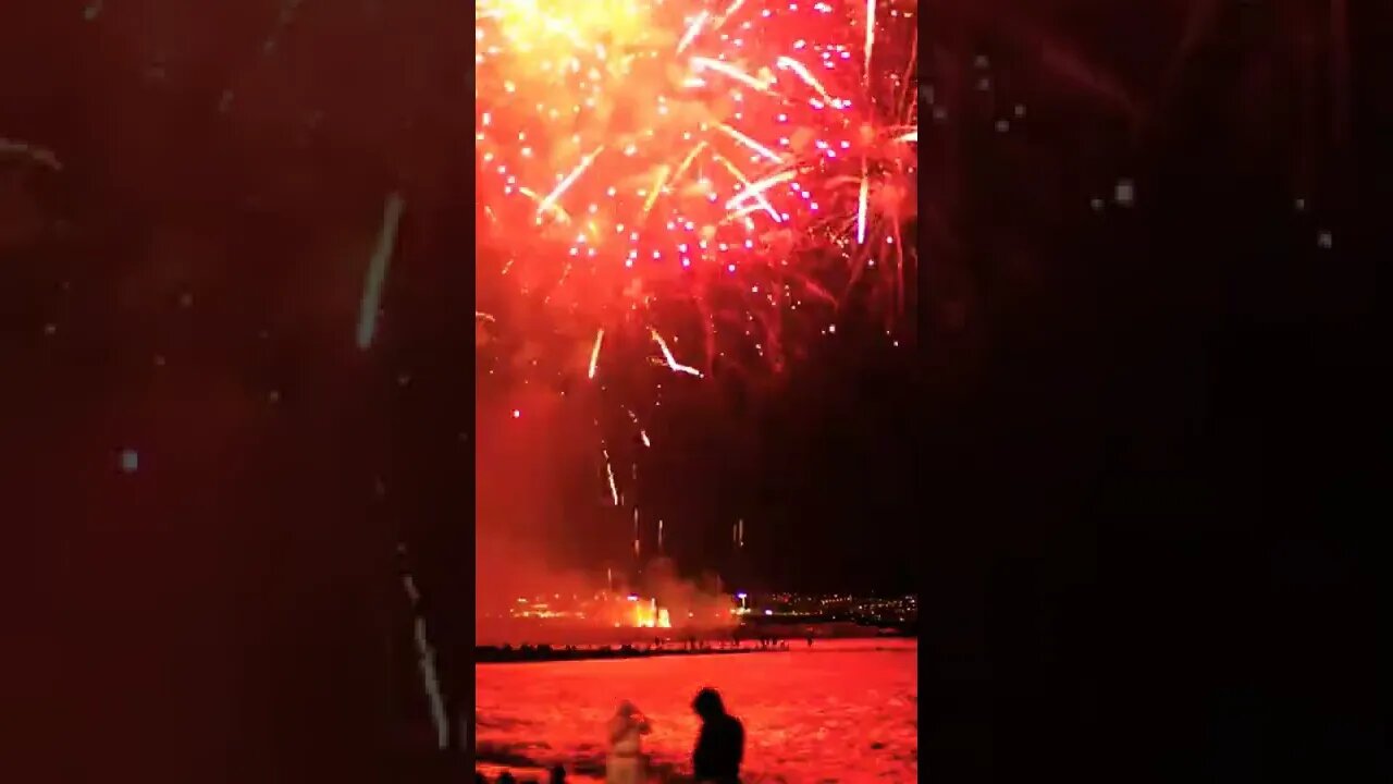 Fireworks Display In Night Sky