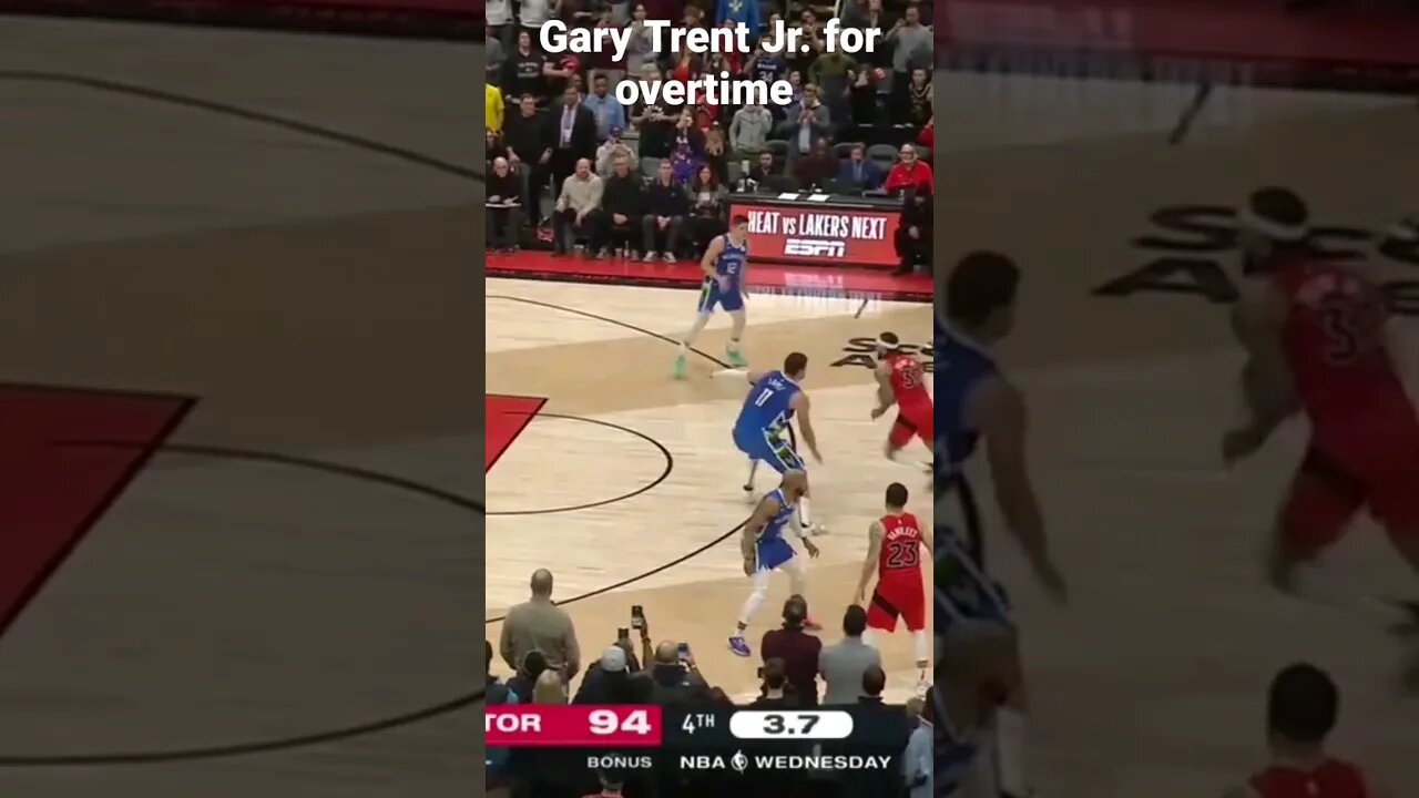 #gary #trent Jr. #for #overtime #nba #basketball #league#pass