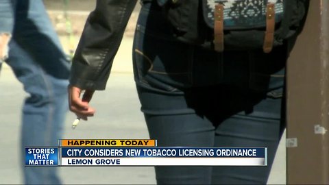 Lemon Grove considers tobacco licensing ordinance