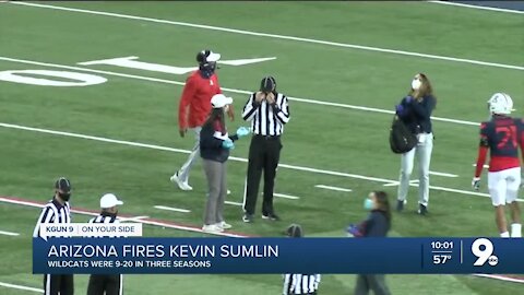 Arizona fires head football coach Kevin Sumlin