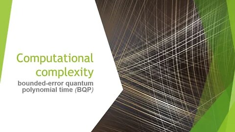 introduction to bounded error quantum polynomial time BQP