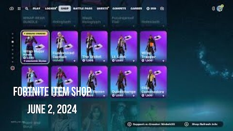 Fortnite Item Shop|June 2, 2024