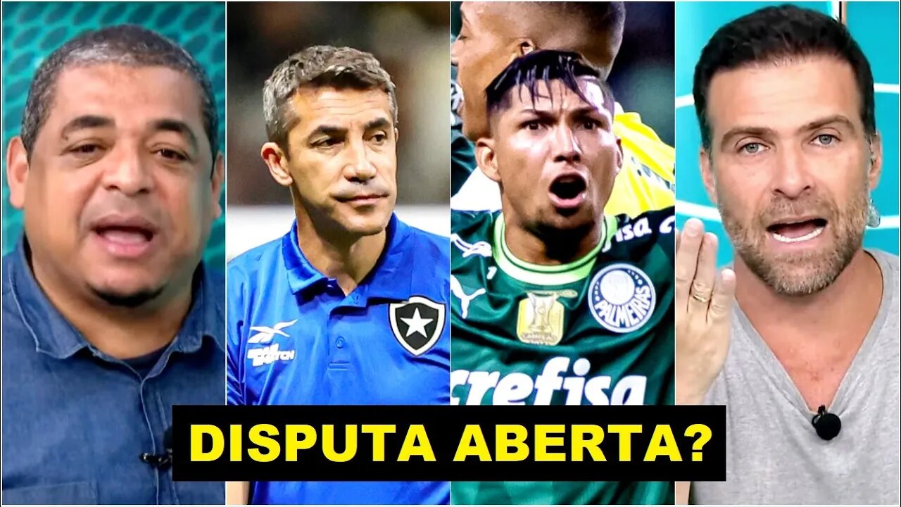 "EU AVISEI! Gente, o Palmeiras JÁ TÁ A 7 PONTOS do Botafogo! EU NÃO DUVIDO que..." VEJA DEBATE!