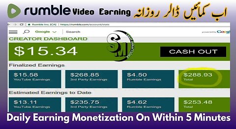 Best Channel Website Rumble Video Earning Plateform