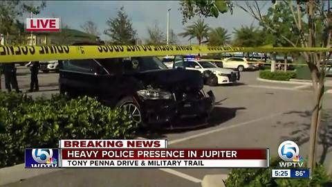 Heavy police presence in Jupiter