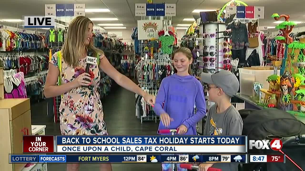 Back to school sales tax free weekend begins Friday