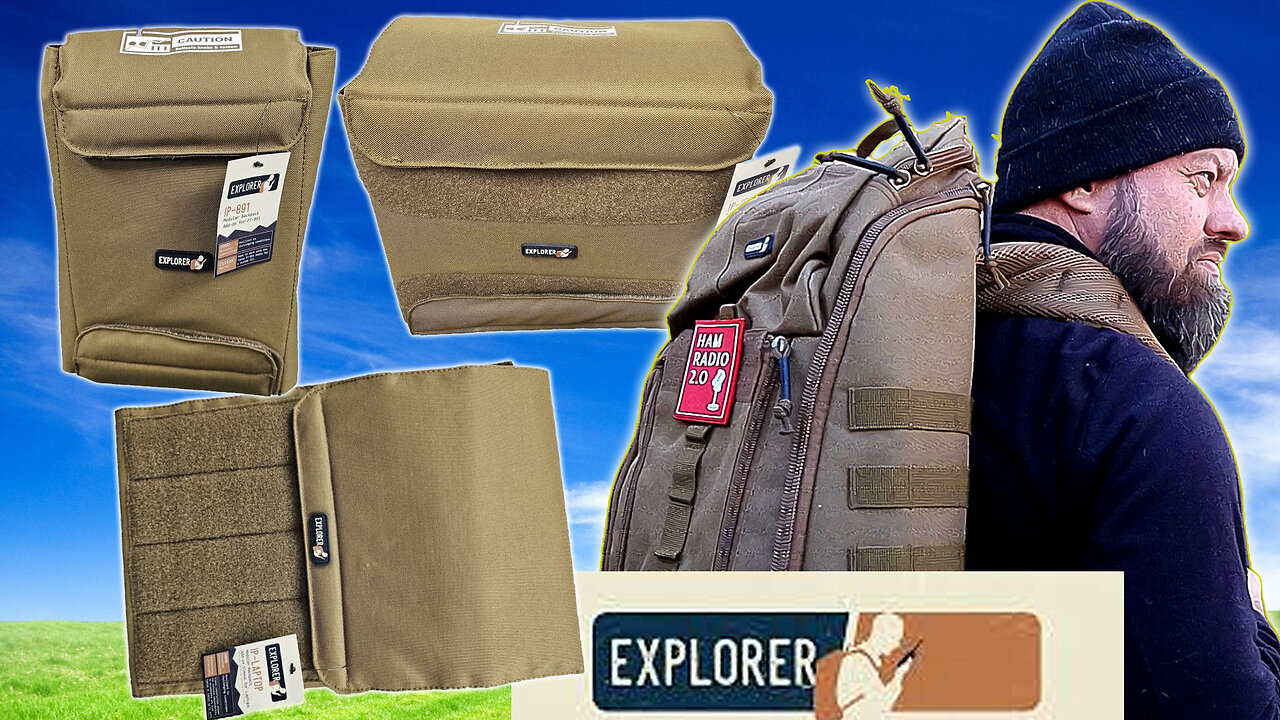 NEW! Gigaparts Explorer Backpack Radio Bags | HF Radio Options!