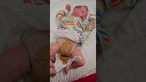 Poop Explosion! Do Reborn Baby Dolls Poop?.