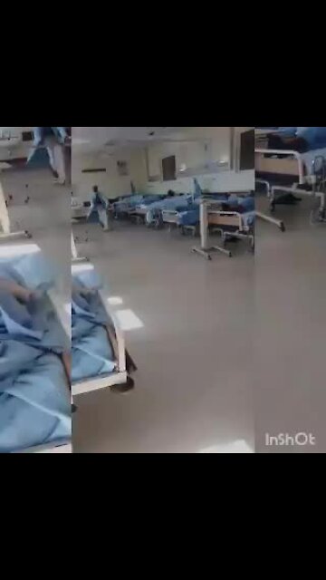 WATCH: Eastern Cape pupil rides bed trolley at Covid-19 isolation facility (fzS)