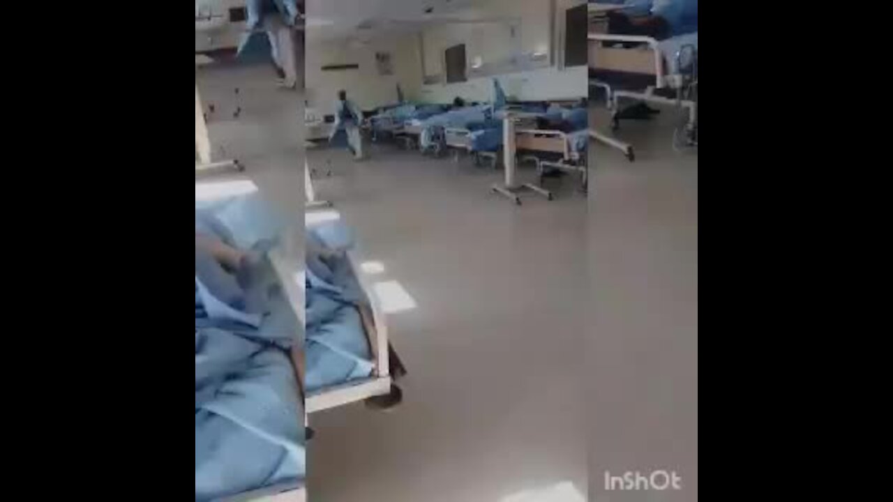 WATCH: Eastern Cape pupil rides bed trolley at Covid-19 isolation facility (fzS)